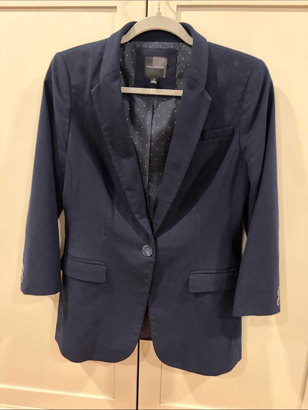 The Limited Navy Single-Button Women's Blazer